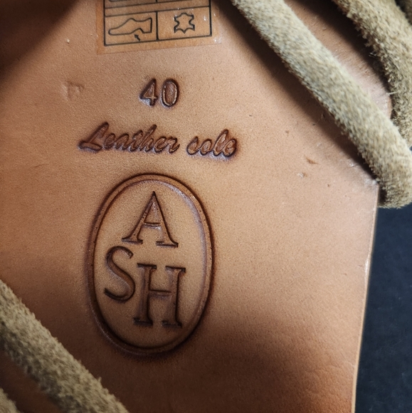 ASH Peace Tall Gladiator flat sandals Tuape Brown Sz 40 - Picture 13 of 15